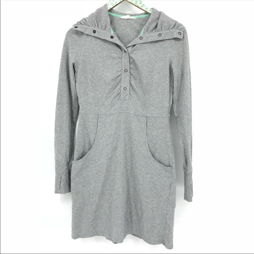 Athleta Gray Long Sleeve Dress Medium